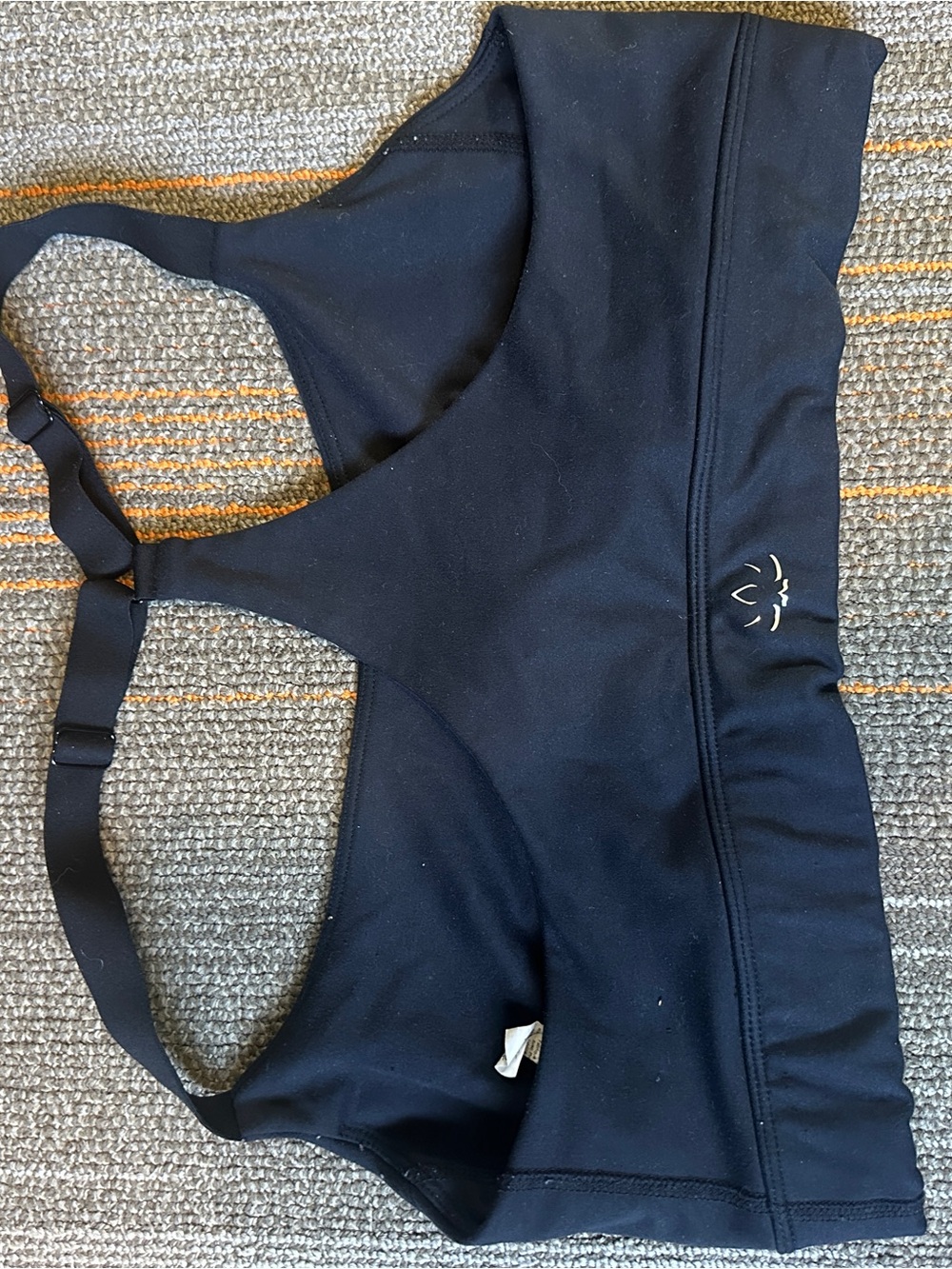 Beyond Yoga Black Stretch Sports Bra